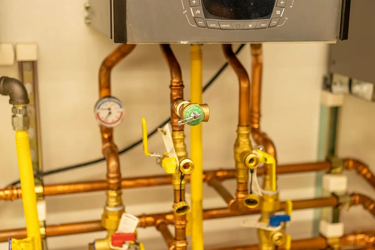 Licensed technician providing Backflow Prevention for a homeowner in Jamestown