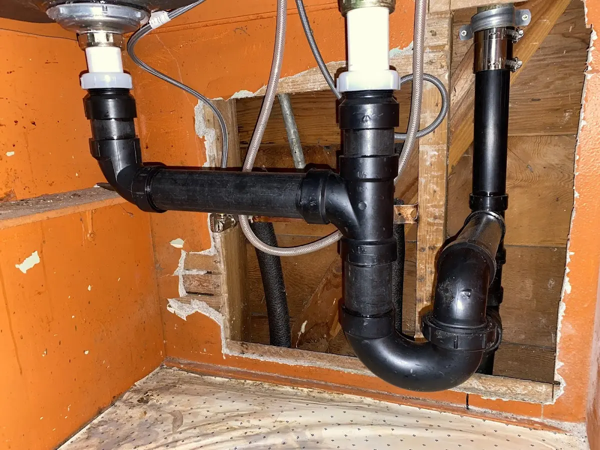 Professional Repiping Services equipment and tools on the job in Jamestown